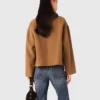 Abrigo reversible con cuello desmontable Abrigo reversible con cuello desmontable