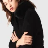 Abrigo reversible con cuello desmontable Abrigo reversible con cuello desmontable
