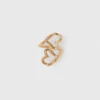 Anillo de corazón con doble baño de oro Anillo de corazón con doble baño de oro