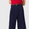 Bermudas de mezcla de lino Bermudas de mezcla de lino