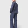Blazer de traje estructurado con pedrería