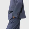 Blazer de traje estructurado con pedrería