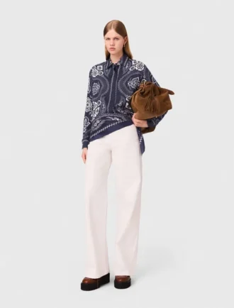 Blusa con estampado bandana
