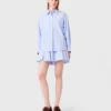 Blusa larga de popelín Blusa larga de popelín