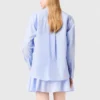 Blusa larga de popelín Blusa larga de popelín