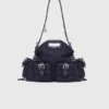 Bolso de denim con bolsillos Miss M