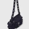 Bolso de denim con bolsillos Miss M