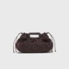 Bolso de mano Mipli con efecto bouclé Bolso de mano Mipli con efecto bouclé