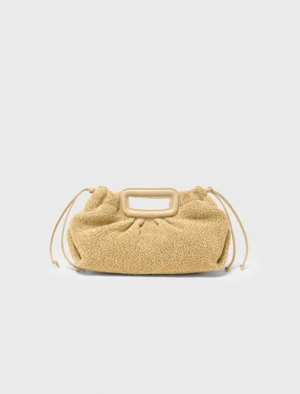 Bolso de mano Mipli con efecto bouclé