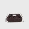 Bolso de mano Mipli con efecto bouclé Bolso de mano Mipli con efecto bouclé