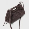 Bolso de mano Mipli con efecto bouclé Bolso de mano Mipli con efecto bouclé