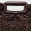 Bolso de mano Mipli con efecto bouclé Bolso de mano Mipli con efecto bouclé