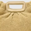 Bolso de mano Mipli con efecto bouclé