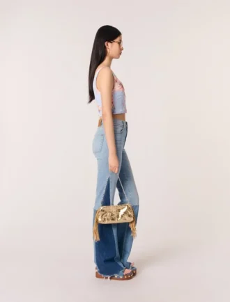 Bolso de mano Miss M de piel metalizada Bolso de mano Miss M de piel metalizada