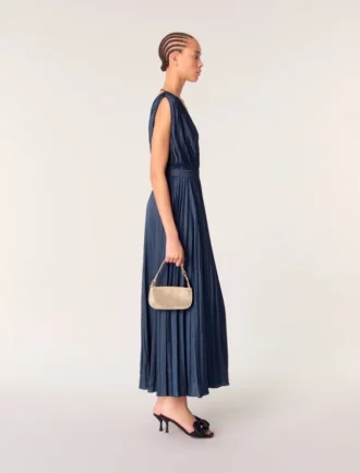 Bolso de mano Sarah de piel metalizada Bolso de mano Sarah de piel metalizada