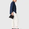 Bolso de piel con asa de cadena Bolso de piel con asa de cadena