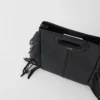 Bolso de piel con asa de cadena Bolso de piel con asa de cadena
