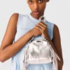 Bolso micro Miss M de piel metalizada Bolso micro Miss M de piel metalizada
