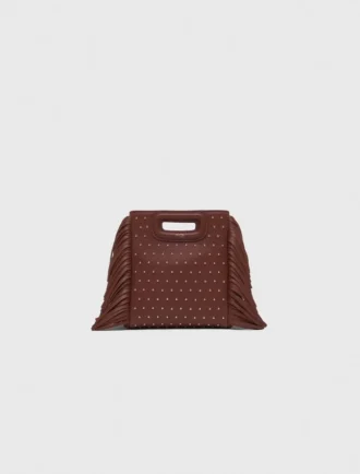 Bolso mini M de piel con tachuelas Bolso mini M de piel con tachuelas