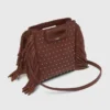 Bolso mini M de piel con tachuelas Bolso mini M de piel con tachuelas