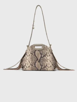 Bolso mini Miss M con relieve de pitón