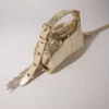 Bolso mini Miss M de piel metalizada