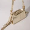 Bolso mini Miss M de piel metalizada