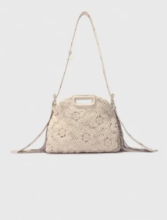 Bolso mini Miss M de punto de ganchillo