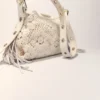 Bolso mini Miss M de punto de ganchillo Bolso mini Miss M de punto de ganchillo