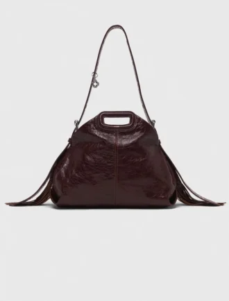 Bolso Miss M de piel craquelada