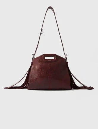 Bolso Miss M mini de piel craquelada