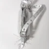 Bolso Miss M Mini de piel metalizada