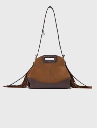 Bolso Miss M Mini de piel y ante
