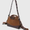 Bolso Miss M Mini de piel y ante