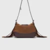 Bolso Miss M Mini de piel y ante