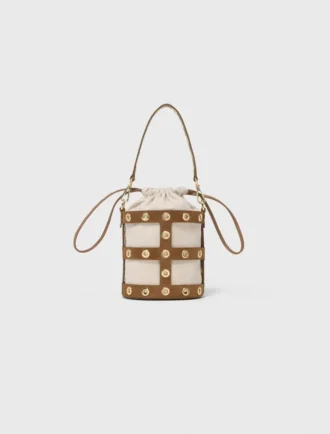 Bolso tipo cubo Miss M de ante