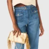 Bolso tipo riñonera Miss M Metallic