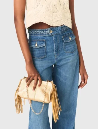 Bolso tipo riñonera Miss M Metallic