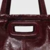 Bolso tote M de piel craquelada Bolso tote M de piel craquelada