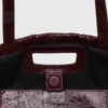 Bolso tote M de piel craquelada Bolso tote M de piel craquelada
