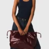 Bolso tote M de piel craquelada Bolso tote M de piel craquelada