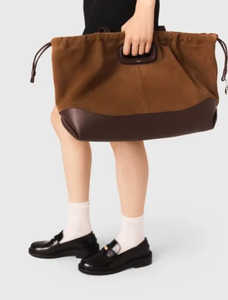 Bolso tote Milpli de piel y ante Bolso tote Milpli de piel y ante