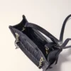Bolso tote mini de piel acolchada