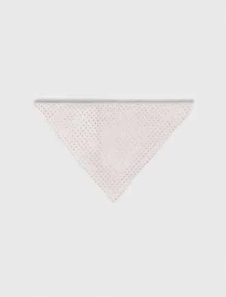 Bufanda triangular de lana con pedrería Bufanda triangular de lana con pedrería