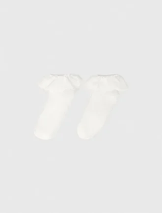Calcetines con volantes de encaje Calcetines con volantes de encaje