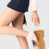 Calcetines con volantes de encaje