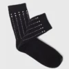 Calcetines de algodón con pedrería Calcetines de algodón con pedrería