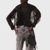 Camisa con lazo de encaje Camisa con lazo de encaje