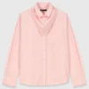 Camisa con pañuelo desmontable