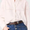 Camisa corta bordada Camisa corta bordada